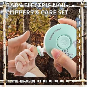 Coupe-ongles et lime à ongles électriques pour nouveau-nés, matériau en alliage écologique, ensemble d'accessoires pour bébé, kit d'hygiène - Product Image 2
