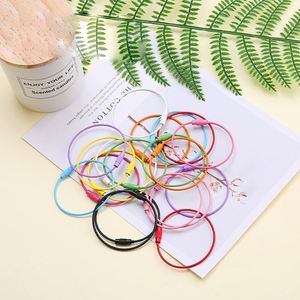 X926 Colorful Stainless Steel Wire Rings Stainless Steel Wire <b>Keychain</b> Cable Key Ring Steel Wire <b>Keychain</b> - Product Image 4