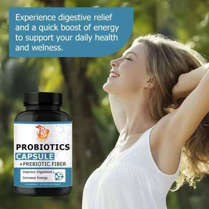 Capsules végétaliennes naturelles de probiotiques pour adultes les plus vendues – Supermélange nutrimental prébiotique Intelligence Triplex - Product Image 6