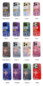 Custodia per telefono anti-caduta e antiurto in TPU+PC verniciata UV di tendenza per 16E/12 Mini/13 Mini/X/XS/XR - Design effetto pietra stile street fashion - Product Image 3
