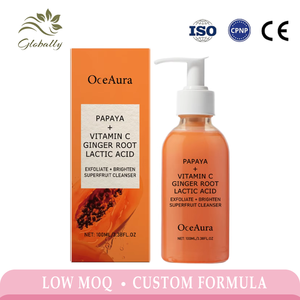 <span class=keywords><strong>Exfoliante</strong></span> <span class=keywords><strong>Facial</strong></span> de Papaya y Jengibre al por Mayor, 100mL, Crema Limpiadora Profunda con Ácido Láctico, Minimiza Poros, Sin Parabenos, Iluminadora para Todo Tipo de Piel - Product Image 1