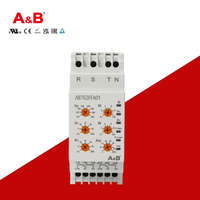 Relais électromagnétique miniature AB762FFA01 en alliage d'argent, protection contre les pannes de phase, surtension, sous-tension, séquence de phase