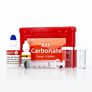 Kit de test de la teneur en carbonate liquide haute précision 0,5-200 <span class=keywords><strong>DKH</strong></span> KH, durée de conservation de 12 mois, pour le test de l'eau des chaudières/des aquacultures, usage industriel - Product Image 1