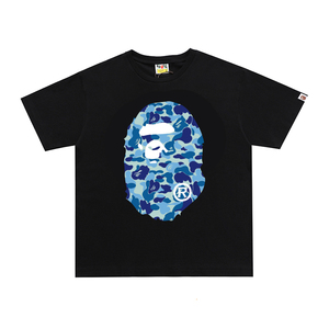 T-shirt imprimé Bapees tendance pour homme, version haute qualité 1:1, collection 2026, avec impression de lettres, style designer de mode - Product Image 2