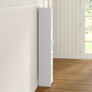 2023 Luxury Wood American Shallow Narrow <strong>Bathroom</strong> Furniture Thin <strong>Tall</strong> Shelf <strong>Storage</strong> Cabinet for <strong>Bathroom</strong> with Ample <strong>Storage</strong> - Product Image 4
