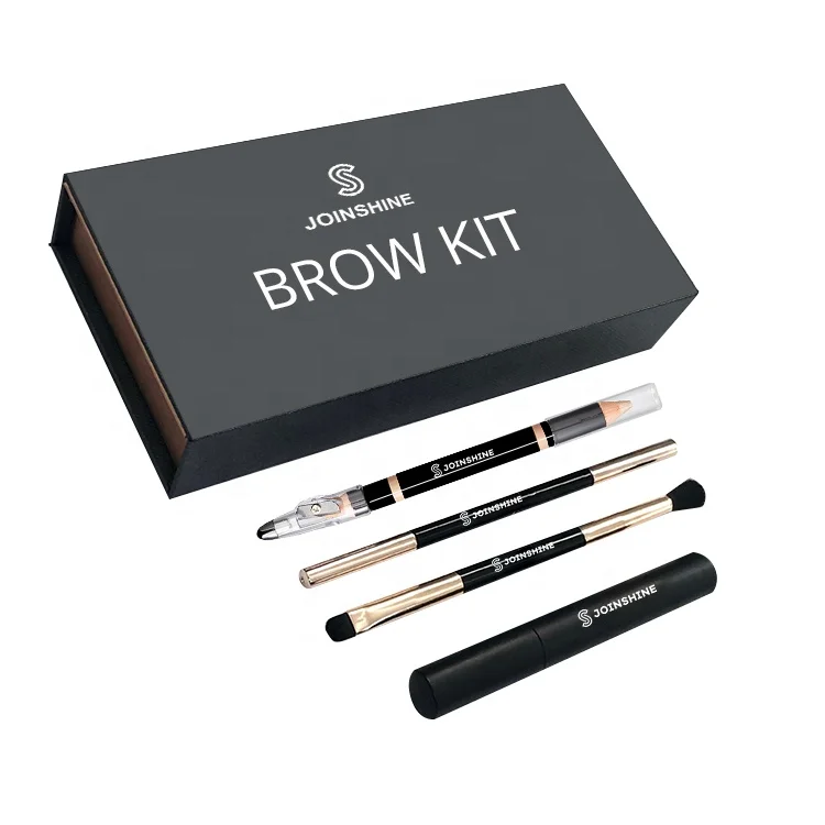 Professional Eye Brow Kit Eyebrow Lift Gel Wax Highlighter Concealer Double Pencil Definer Brows Tint Pen Brush Private Label