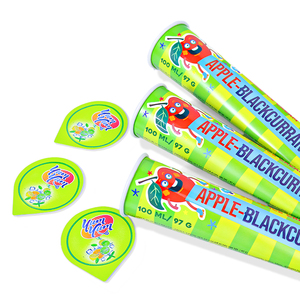 JAHOO PACK Ice Cream Push up Tubos Tubo de pared simple <span class=keywords><strong>Calippo</strong></span> Tubo de paleta de diseño personalizado - Product Image 1