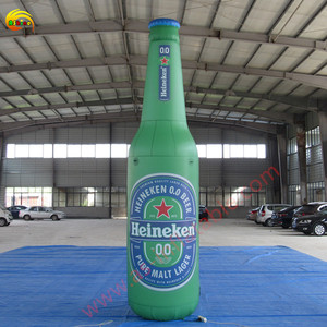 Tùy chỉnh quảng cáo khổng lồ <span class=keywords><strong>Inflatable</strong></span> rượu sâm banh chai bia bơm hơi mô hình - Product Image 1