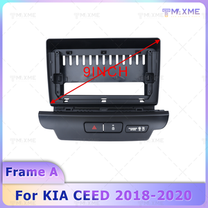 Maisimei Android 9 pollici autoradio pannello per <span class=keywords><strong>KIA</strong></span> <span class=keywords><strong>CEED</strong></span> 2018-2020 DVD di navigazione <span class=keywords><strong>Auto</strong></span> ricambi Multimedia telaio Fascia LHD - Product Image 3