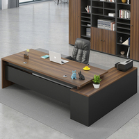 Bureau de direction moderne, table de direction, mobilier de bureau, bureau de luxe