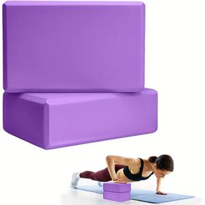 Bloques de Yoga de Espuma EVA para Gimnasio, Entrenamiento, Ejercicio, Fitness, Danza, Yoga, Herramienta Auxiliar para Estiramiento y Moldeamiento Corporal - Product Image 3