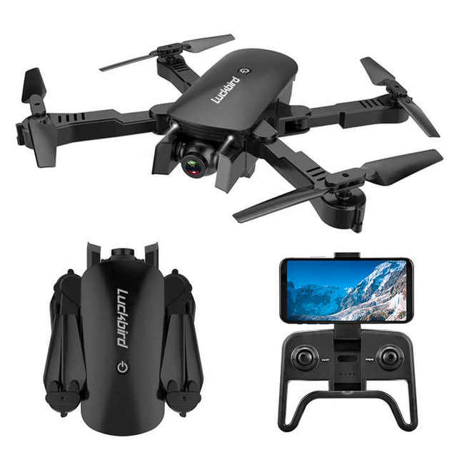 First-Person Perspective 2.4G Remote Control Drone 4K Camera Real-Time Transmission Obstacle Avoidance Foldable for Adults Use