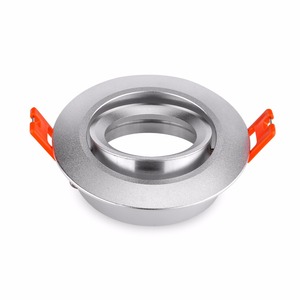 Agujero abierto 70mm de plata de De Vivienda MR16 bombilla halógena Led <span class=keywords><strong>Downlight</strong></span> accesorios GU10 - Product Image 1