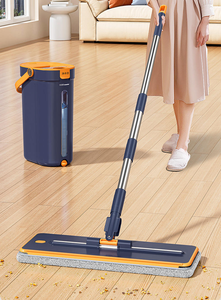 Cubo de Fregona de Microfibra de Calidad Superior con Separación de Aguas Residuales y Lavado Manos Libres con 2 Almohadillas para Limpieza del Hogar - Product Image 5