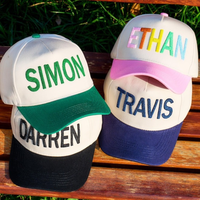 Gorras Personalizadas con Logotipo Bordado en 3D, 5 Paneles, Secado Rápido, Impermeables, Etiqueta Tejida, Gorra de Béisbol de Dos Tonos, Fabricación en Vietnam