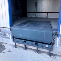 Niveleur de quai hydraulique fixe, plateforme de chargement antidérapante, rampe stationnaire pour le déchargement de camions et de conteneurs