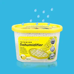 400ML Disposable Dehumidifier Charcoal Boxes Humidity Moisture Absorber Box for Closet