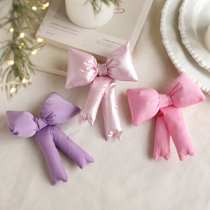 Ornement de Noël 3D coloré en forme de nœud rembourré en coton pour la décoration de la maison et les fournitures de fête - Product Image 3