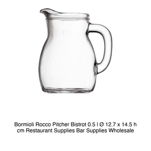 Jarra Bistrot Bormioli Rocco 0.5 L A 14.5 cm Ø 12.7 cm - Product Image 2