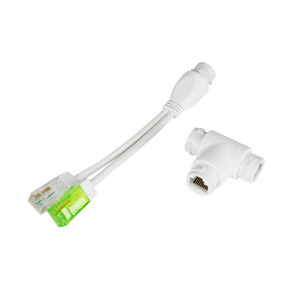 โมดูลจ่ายไฟ PoE Splitter 1 ต่อ 2 มาตรฐานกิกะบิตแบบแยกส่วนพร้อมอินเทอร์เฟซพอร์ตแบบอนุกรม DTE สีขาว - Product Image 1