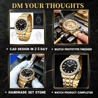 Montre automatique mécanique en argent sterling de qualité supérieure avec moissanite, style hip-hop pour homme, étanche, résistante aux rayures, cadeau