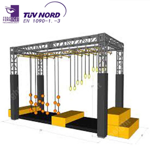 Equipo <span class=keywords><strong>de</strong></span> gimnasio <span class=keywords><strong>de</strong></span> American ninja warrior para niños con certificación TUV - Product Image 4