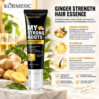 KORMESIC Serum Penumbuh Rambut Jahe untuk Kulit Kepala, Anti Rontok, Penguatan Akar Rambut, Grosir, Logo Kustom, Label Pribadi