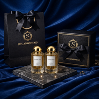 Flacons de parfum Atar de luxe 30ml 50ml, forme cylindrique, verre rayé, parfum classique, vaporisateur, flacons vides pour emballages de parfums