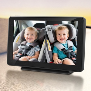 HD 360 °   Espejo Retrovisor de Seguridad Convexo Ajustable e Irrompible, Espejo de Monitoreo para Niños con Correa Ajustable, Monitor Android - Product Image 1