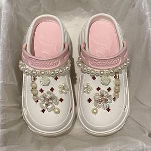 รองเท้าสวมแบบสวมครึ่งเท้า พื้นหนา กันลื่น ระบายอากาศได้ดี สำหรับผู้หญิง รุ่นใหม่ ฤดูใบไม้ผลิ ฤดูใบไม้ร่วง ปี 2025 พร้อมที่คาดผม - Product Image 5