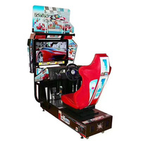 Machine de simulateur d'arcade de course de voiture d'écran HD de 32 pouces à pièces jeux à pièces pour Game Center