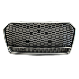 กระจังหน้า RS7กระจังหน้าสำหรับรถ <span class=keywords><strong>Audi</strong></span> <span class=keywords><strong>A7</strong></span> 2016 2017 <span class=keywords><strong>2018</strong></span>กระจังหน้า <span class=keywords><strong>A7</strong></span>โครเมียมสีดำเงา - Product Image 2