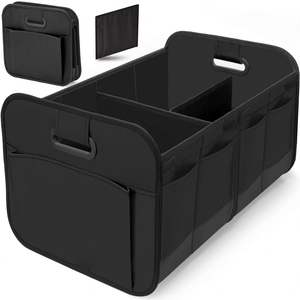 Organisateur de boîte de rangement SUV pliable en tissu Oxford différentes couleurs pour le coffre de voiture et le garage - Product Image 6