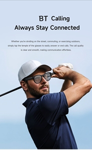 <span class=keywords><strong>Gafas</strong></span> inteligentes Ai M88 con traductor de reconocimiento de objetos inteligente Reproducción de música Bt Llamadas <span class=keywords><strong>Gafas</strong></span> inteligentes de píxeles altos con cámara - Product Image 6