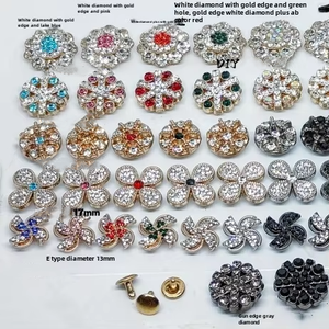 Flor de ciruelo trébol de cuatro hojas molino de viento taladro uñas ropa a juego artículos de cuero accesorios de embalaje remaches de ropa - Product Image 2