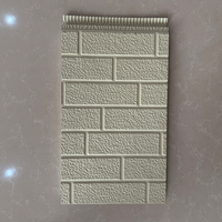 Panneau mural isolant en métal avec âme en mousse PU pour mur de maison modulaire