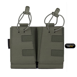 Emersongear Cordura 500Dナイロン5.56ダブルマグポーチ軽量クイックドロー射撃7.62タクティカルマガジンホルスターポーチ - Product Image 1