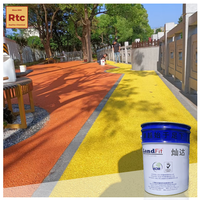 Revêtement Offre Spéciale sol époxy résistant aux chocs en résine époxy peinture teintée pour revêtement de sol en béton perméable à l'eau pour revêtement de route