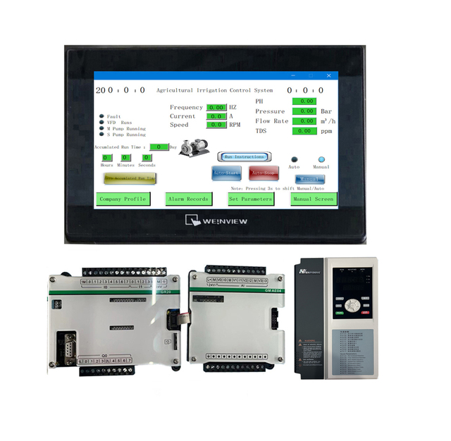 Intelligent PLC Programmed Controller for Operating an Irrigation Pump in the Requested Time for Irrigating System