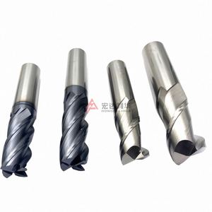 ดอกกัดทังสเตนคาร์ไบด์ HRC45/HRC55/HRC65 แบบปลายแบน สำหรับงานกัด - Product Image 4