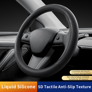 ฝาครอบพวงมาลัยรถยนต์ซิลิโคนบางเฉียบกันลื่นกันฝุ่นกันเหงื่อเหมาะสำหรับทุกฤดูกาลและโตโยต้าซีรีส์/คัมรี่ - Product Image 2