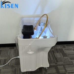 อ่างสระผมแบบถอดได้ ดีไซน์ทันสมัย ยี่ห้อ Kisen สีขาวใหม่ สำหรับสปาและร้านเสริมสวย ขายดี - Product Image 4