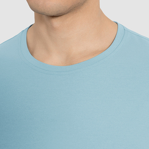 Camiseta de color sólido de estilo básico para <span class=keywords><strong>hombre</strong></span> de estilo Lulu, camisetas deportivas para correr, camiseta de entrenamiento para <span class=keywords><strong>hombre</strong></span> de secado rápido <span class=keywords><strong>XXL</strong></span> - Product Image 5