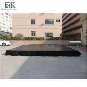 เวทีพกพา 4 ขา ขนาด 4x8 ฟุต ทำจากอลูมิเนียมอัลลอยด์ แบบโมดูลาร์ สำหรับงานคอนเสิร์ต งานแต่งงาน - Product Image 5