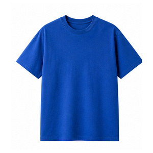 เสื้อยืดคอตตอน 100% หนัก 240 กรัม แบบสั่งทำพิเศษ OEM ODM ทรงโอเวอร์ไซส์ คอกลม แขนสั้น ไม่มีลาย พร้อมสกรีนโลโก้ - Product Image 4