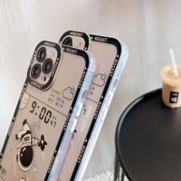 Coque de téléphone Anti-chute, joli étui d'astronaute de dessin animé en Silicone TPU souple pour iPhone 13 12 11X7 8