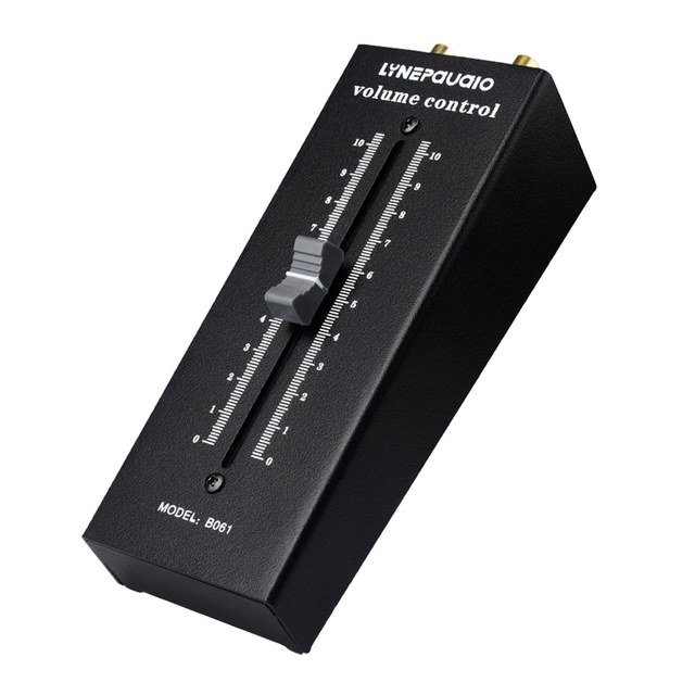 Passive Preamp Active Speaker Volume Controller RCA Connector 128mm Fader Precision Volume Adjustment Controller Speaker Audio a