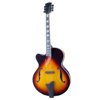 Weifang Rebon 6 String Left Hand Hollow Body Electric Guitar