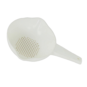 Bol égouttoir en plastique sans BPA avec poignée et bec verseur, panier multifonctionnel pour laver les fruits avec trous de drainage fins - Product Image 1