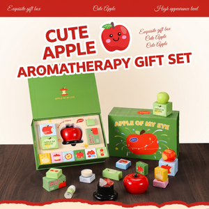 LANJO Apple Aromatherapy Gift Box Cute Fruit Shape Scented <b>Candle</b> <b>Set</b> For Valentine's Day - Product Image 5